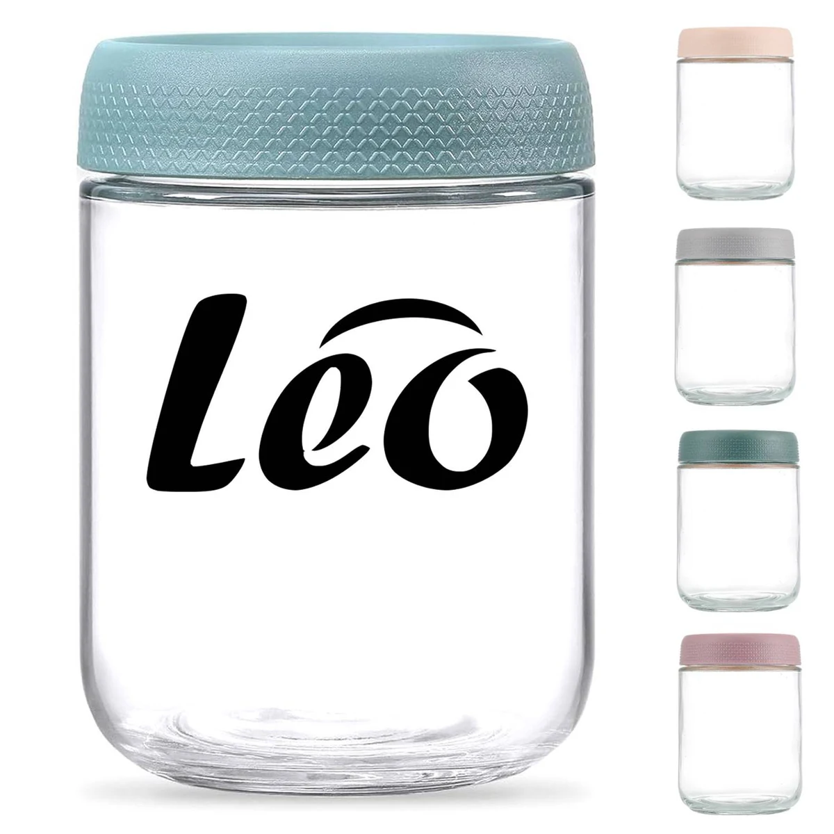 17oz Glass Food Storage Jar w/ Airtight Lid 1