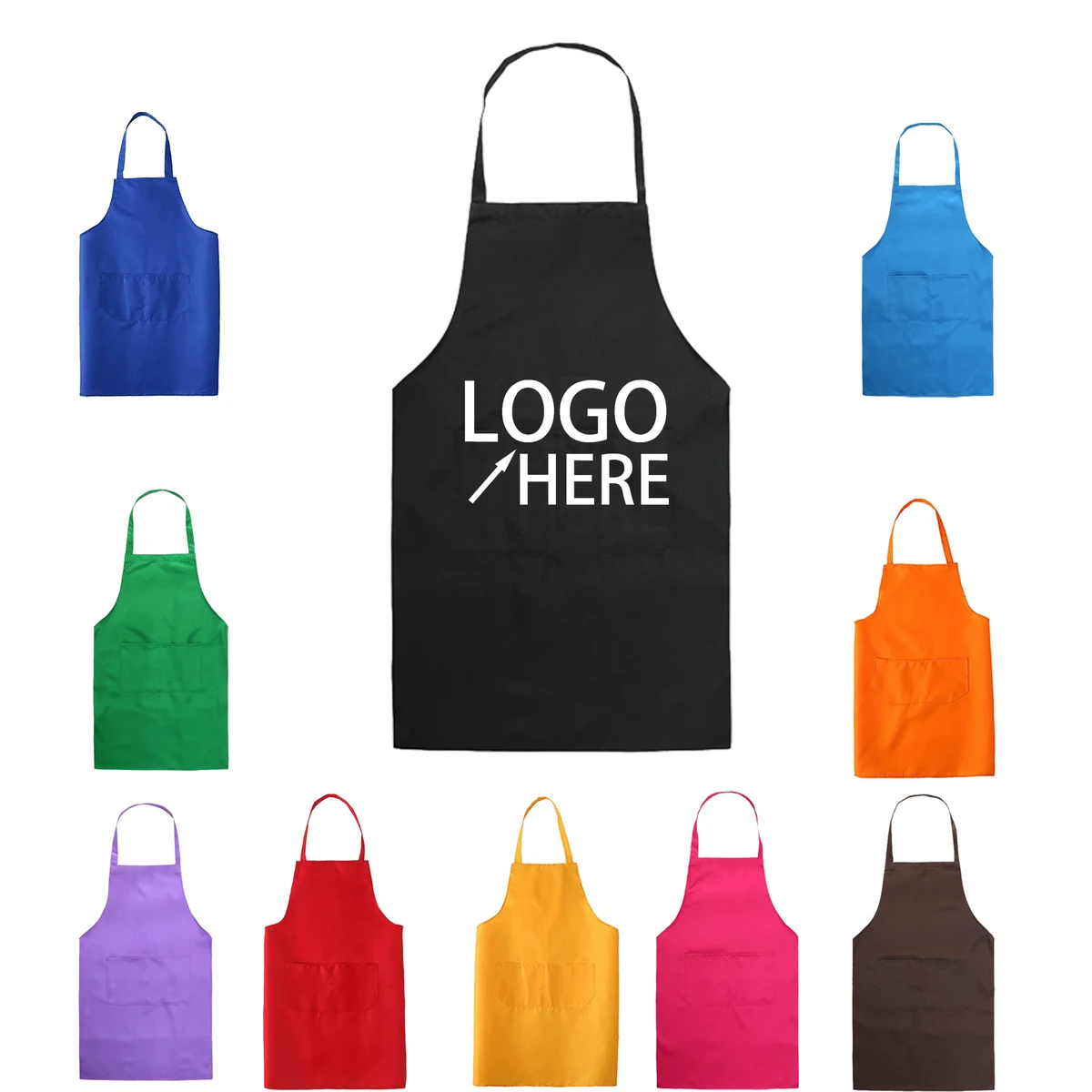Durable Water-Proof Polyester Apron with Anti-Stain Feature 1