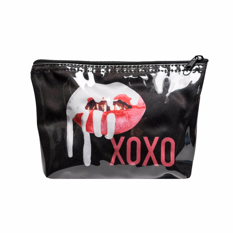 Sublimated Zippered Pouch with Clear Vinyl Overlay