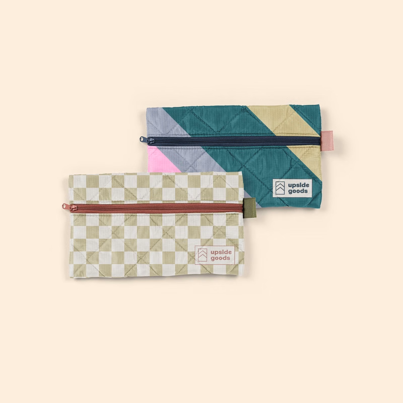 ZIP FRONT POUCHES - PUFF PUFF - MEDIUM