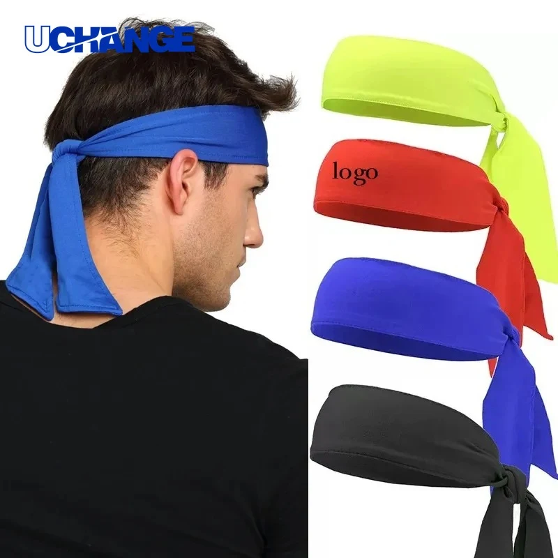 Universal Back Tie Headband Sweatband for Sports 1
