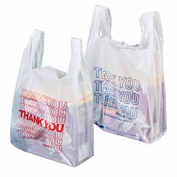 White T-Shirt Shopping Bags