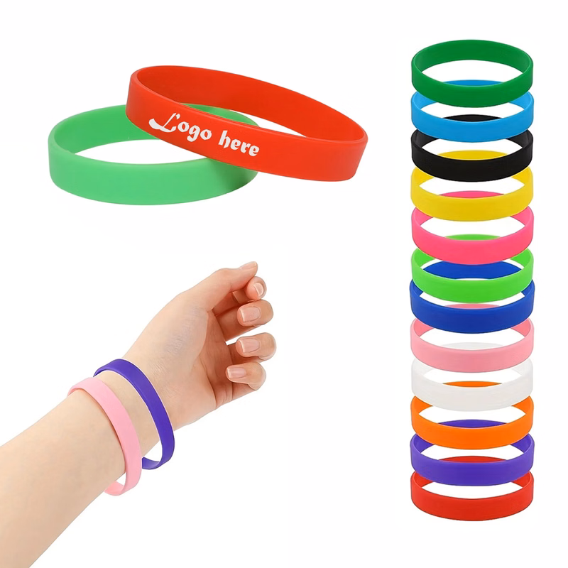 Solid Color Silicone Bracelets