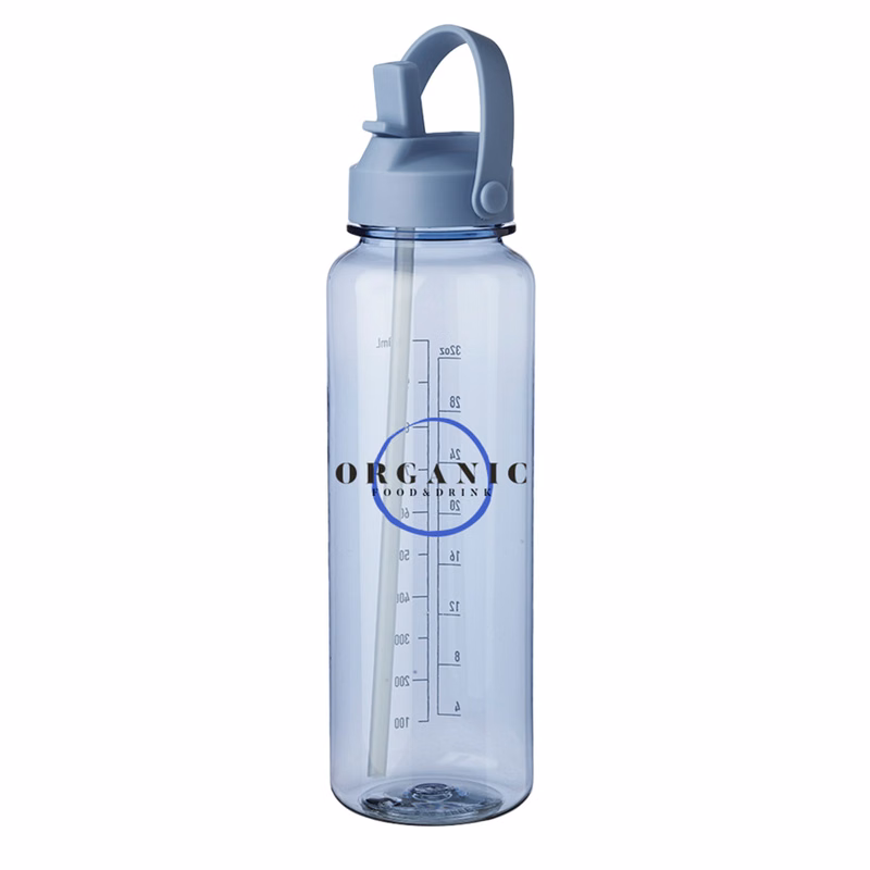 Plastic Water Bottle with Screw On Lid 40 oz.