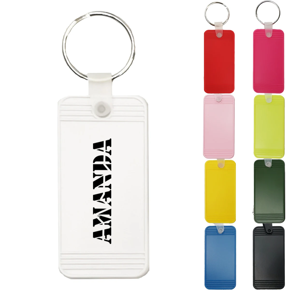 Plastic Vintage Motel Keychains 1