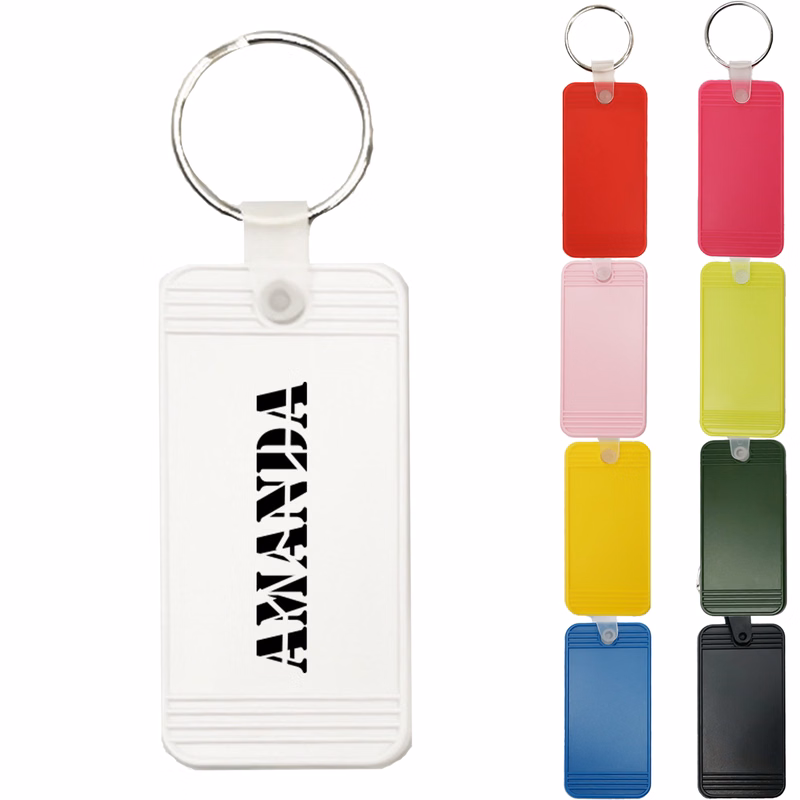 Plastic Vintage Motel Keychains