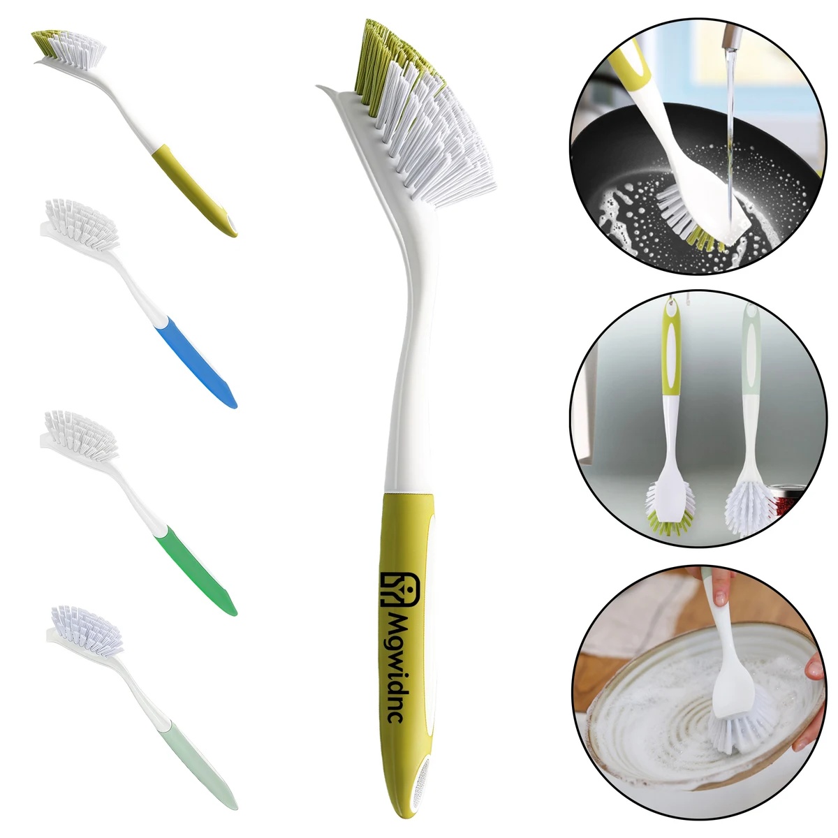 Long Handle Ivy Pot Brush, custom kitchen gadget with logo imprint 1
