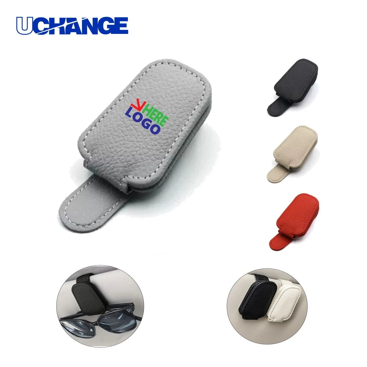 Car Sun Visor Sunglasses Holder Clip 1