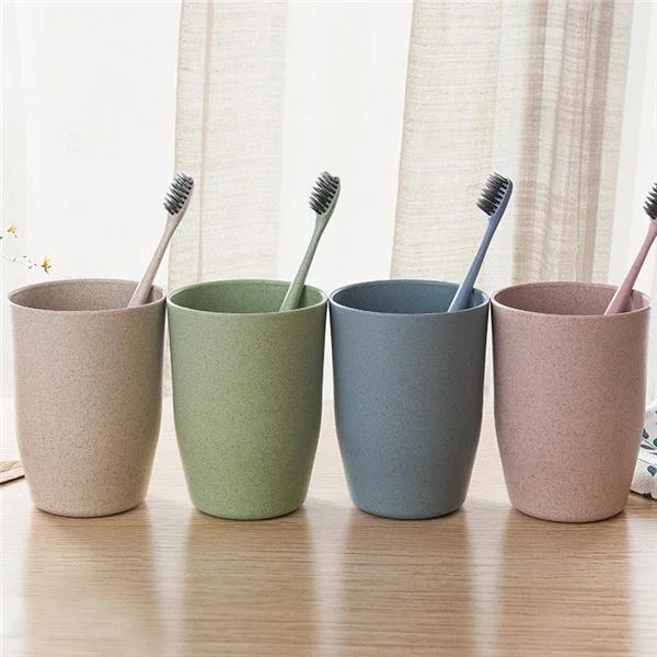 Wheat Straw Daily Toothbrush Cup 1