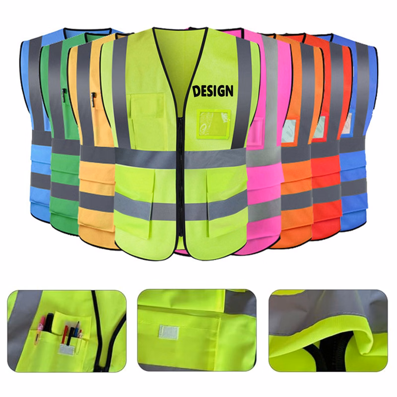 Construction Work Unisex High Visibility Vest