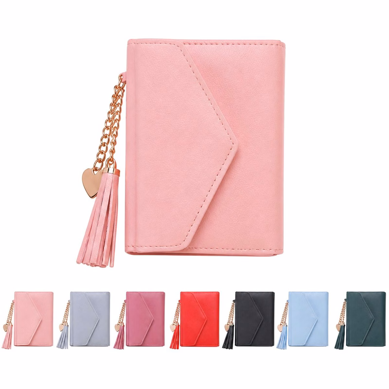 Pocket-Size PU Organizer Wallet for Women