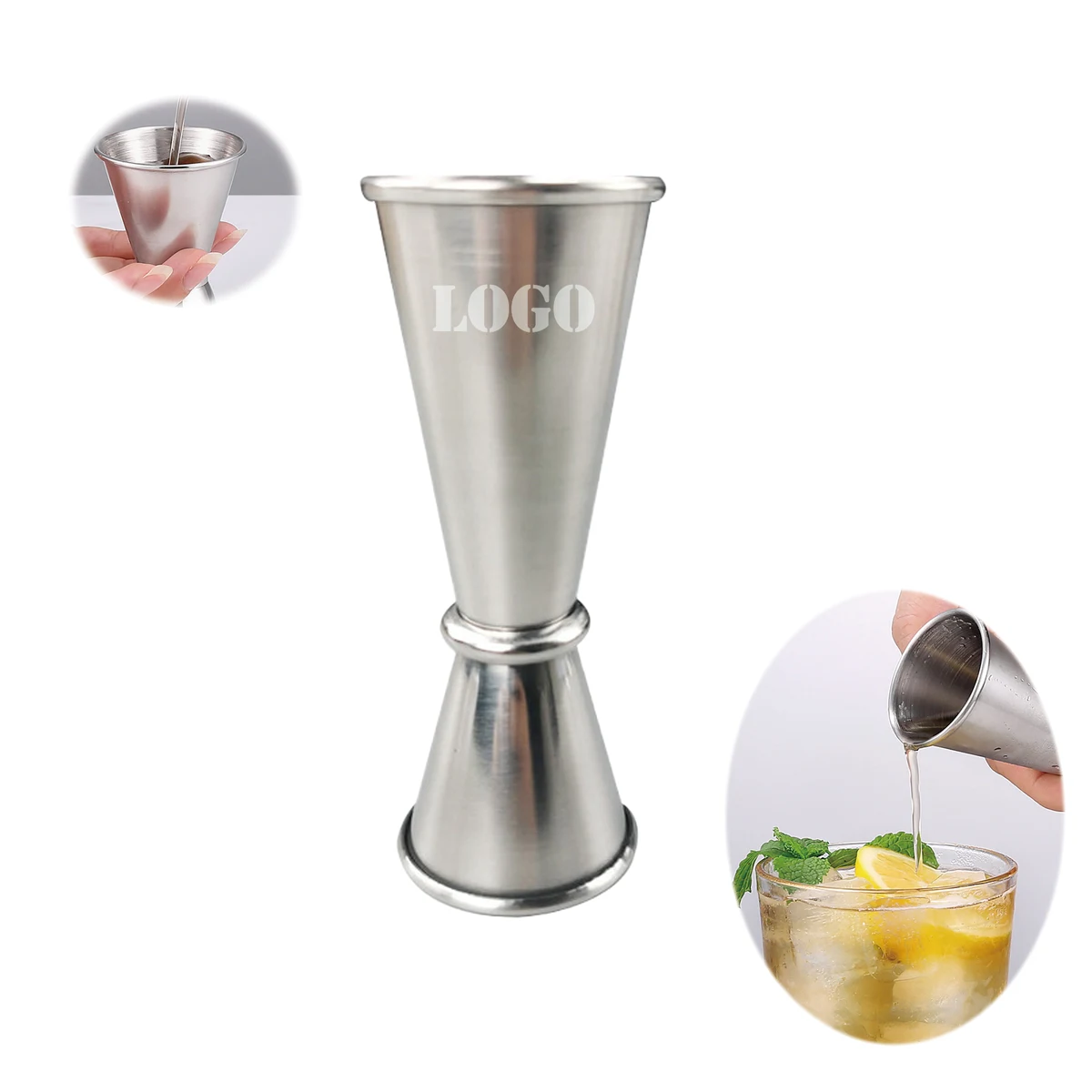 Double Side Cocktail Morden Jigger 1/ 2 OZ 1