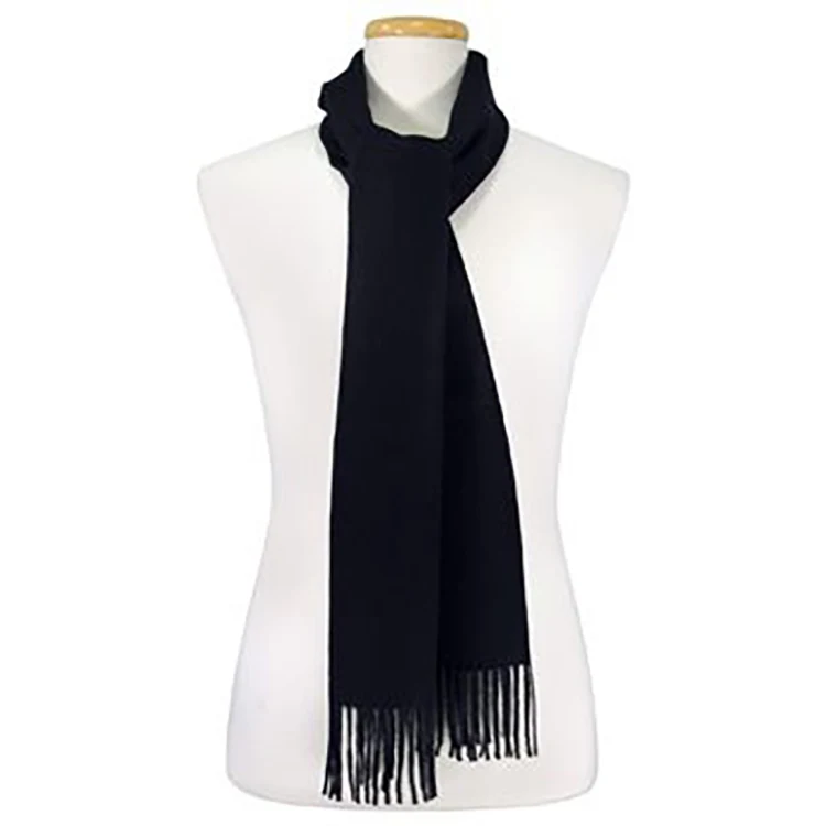 Navy 100% Alpaca Scarf 1