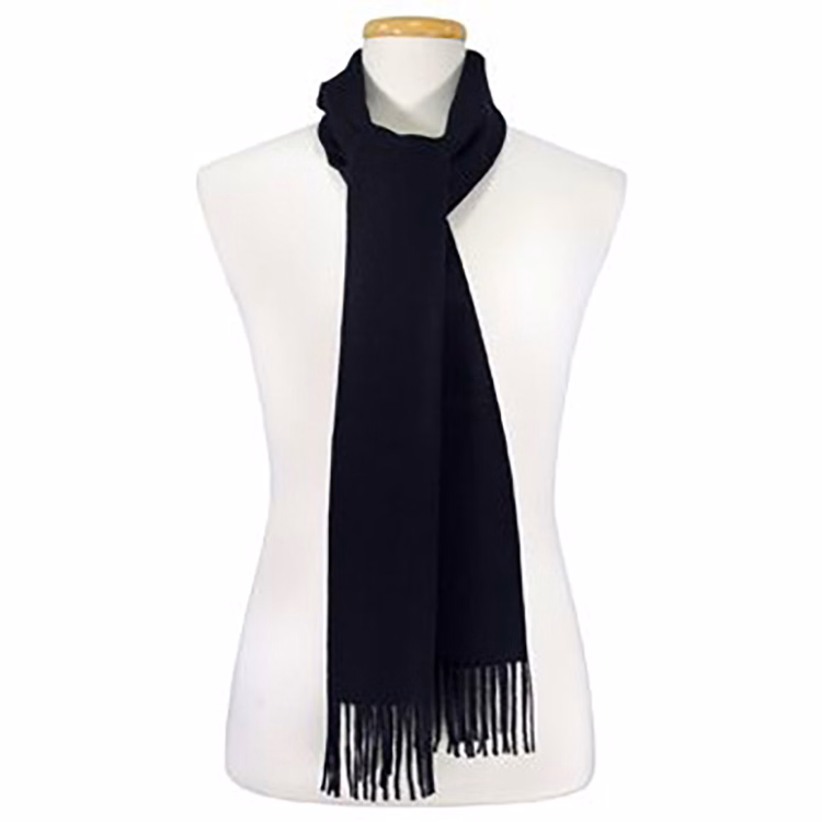 Navy 100% Alpaca Scarf