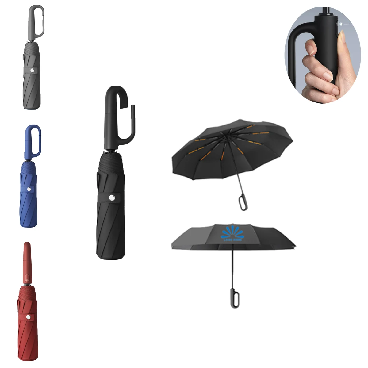 Windproof Super Sunshade Automatic Umbrella 1