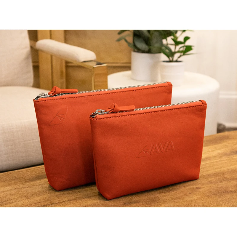 Real Leather Gusset Pouch (Small) 1