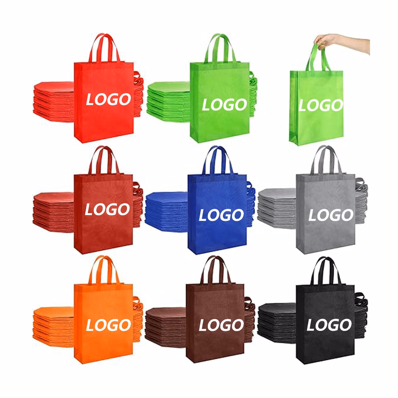 Printed Logo Multi Color Medium Non-Woven Tote Bag