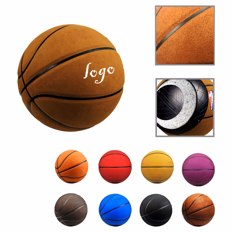 MOQ10 Size 7 Suede Leather Basketball