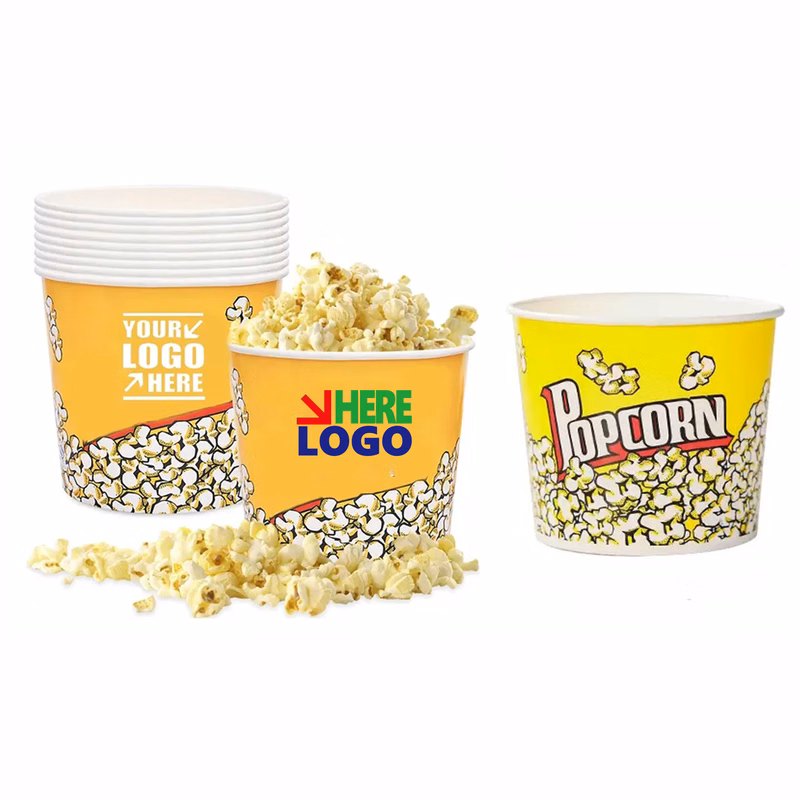 Custom 85 OZ Fried Chicken Popcorn Bucket Snack Tub MOQ10pcs
