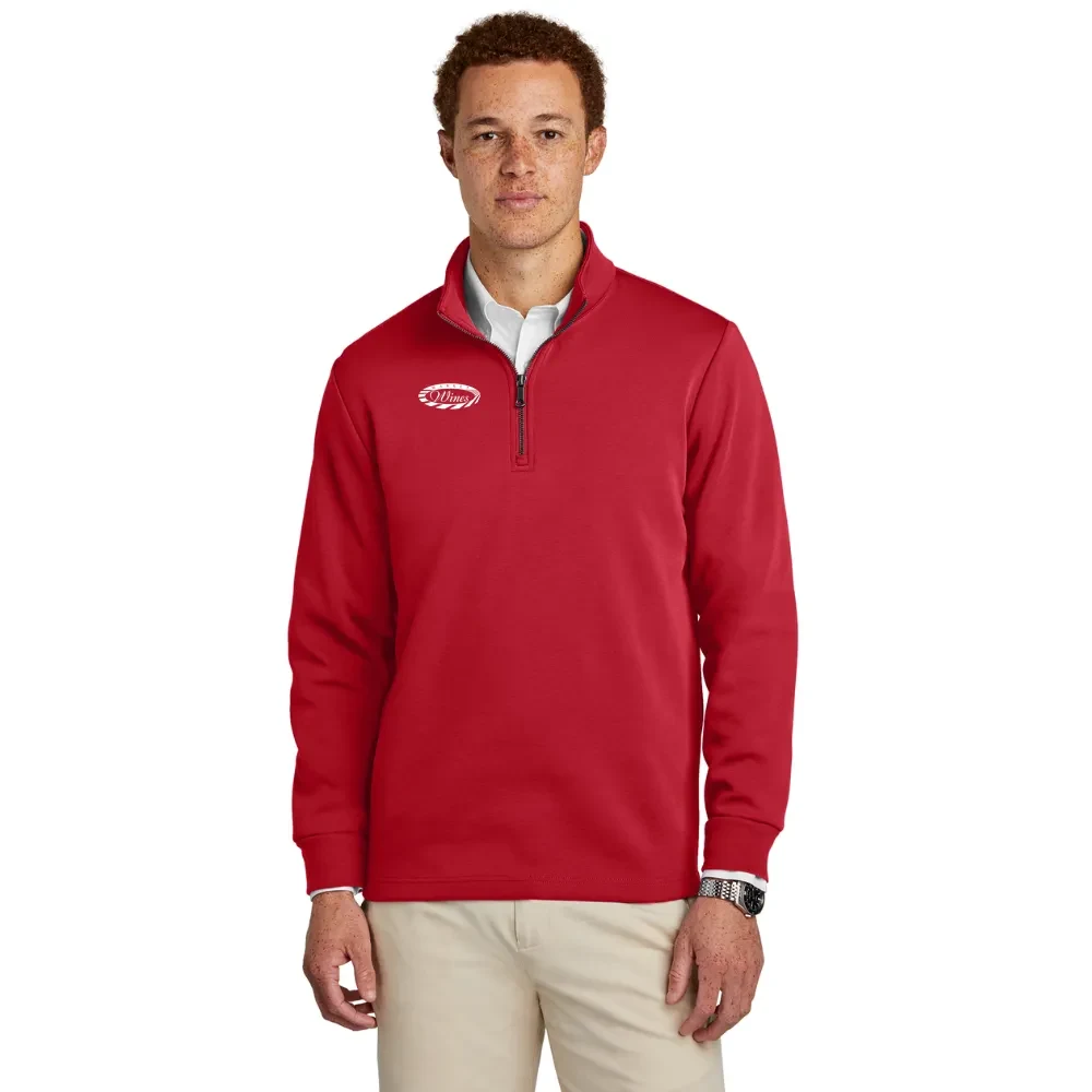 Brooks Brothers(R) Double-Knit 1/4-Zip, custom hoodie or sweatshirt with logo imprint 1