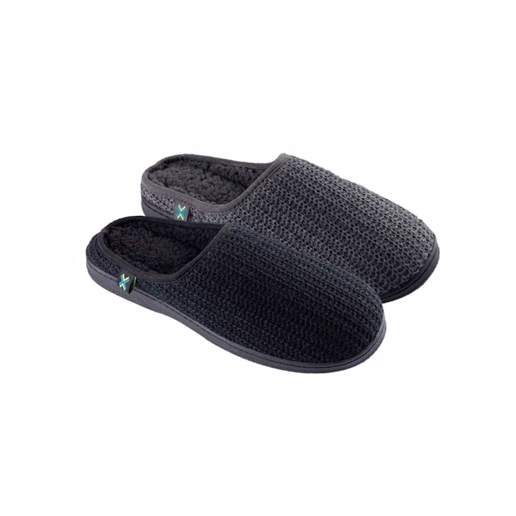 Men's Wool Slip-On Comfortable Knit House Slippers Assorted S-2XL