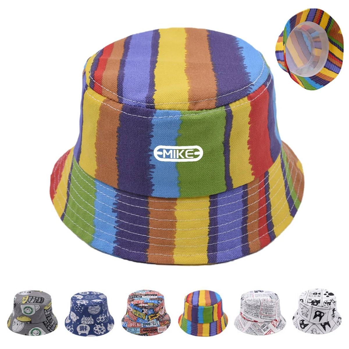 Summer Wide Brim Bucket Hat 1