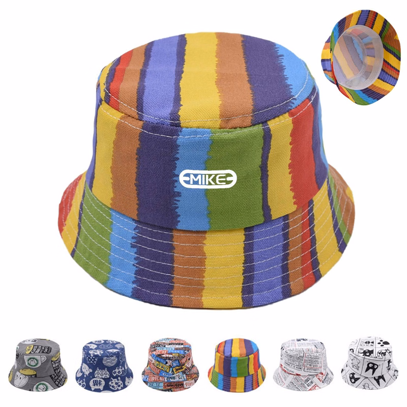 Summer Wide Brim Bucket Hat