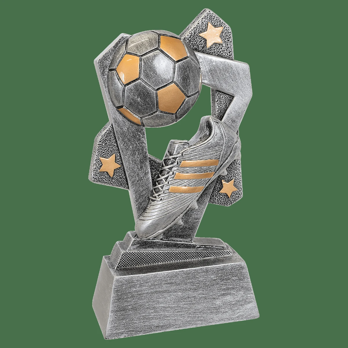 6-1/2" Tall Soccer Triumph Resin 1