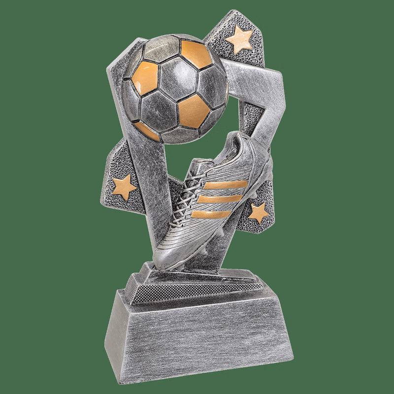 6-1/2" Tall Soccer Triumph Resin