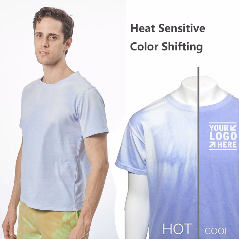 Heat Sensitive Color Changing Men's T Shirt
