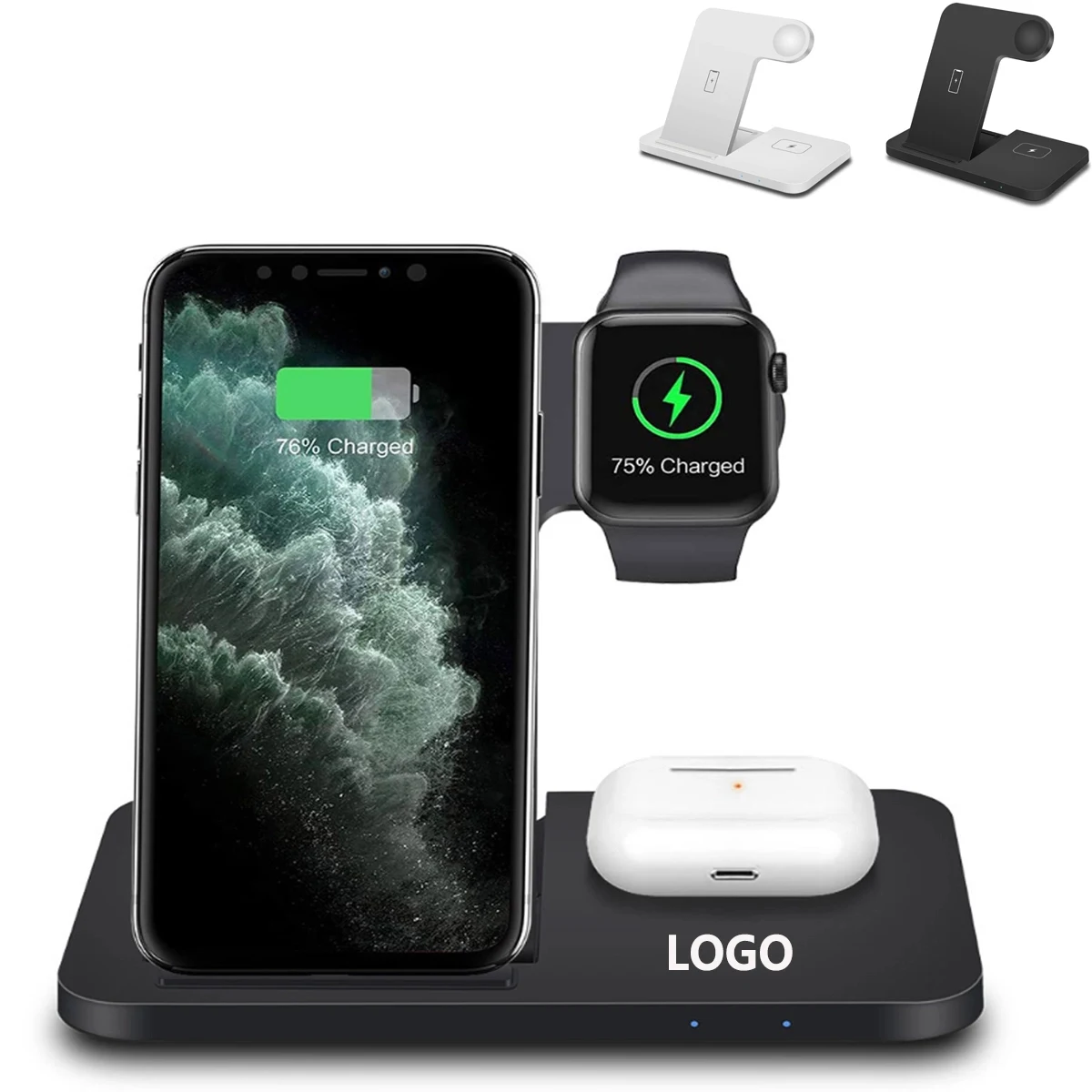 3 in 1 Qi Fast Charging Station 1