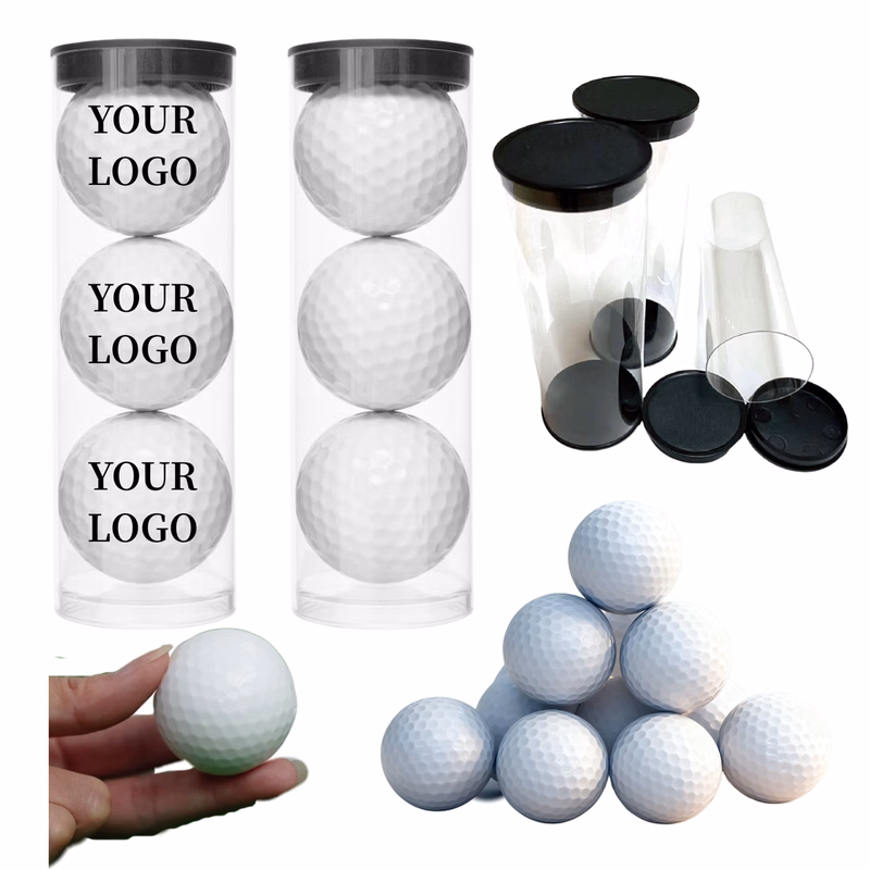 3-Pack Golf Ball Tube Set Practice Play
