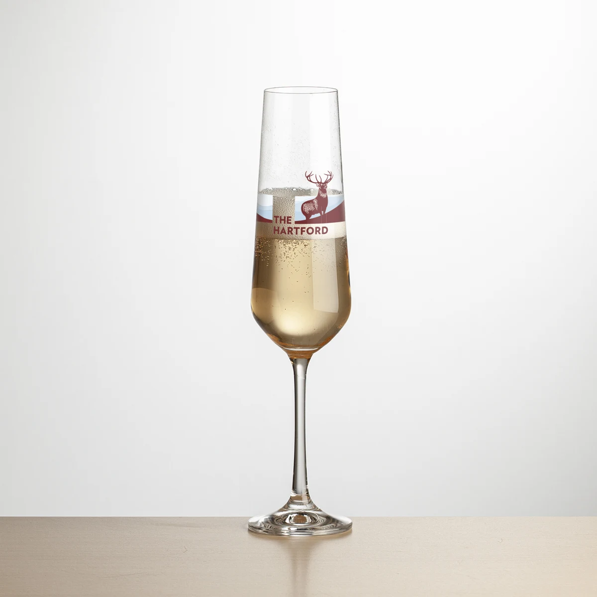 Cannes Flute - VividPrint™, custom glassware with logo imprint 1
