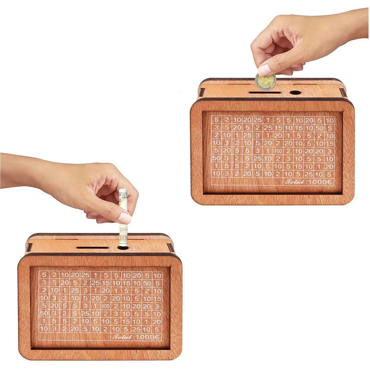 MOQ100 Wooden Coin Bank 1