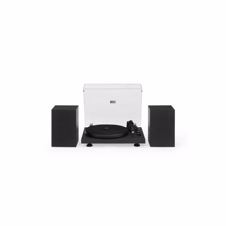 Crosley C62 Record Player with Speakers - Black