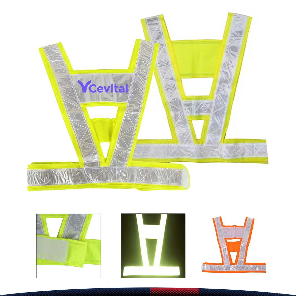 V-Shaped Reflective Safety Vest 1