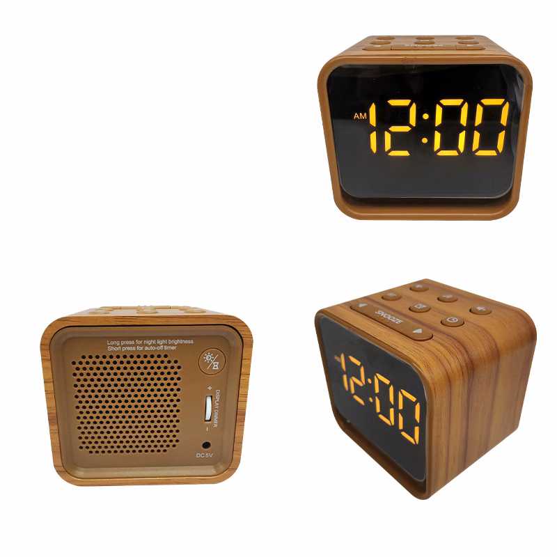 Wooden Sound Machine Alarm Clock for Bedrooms