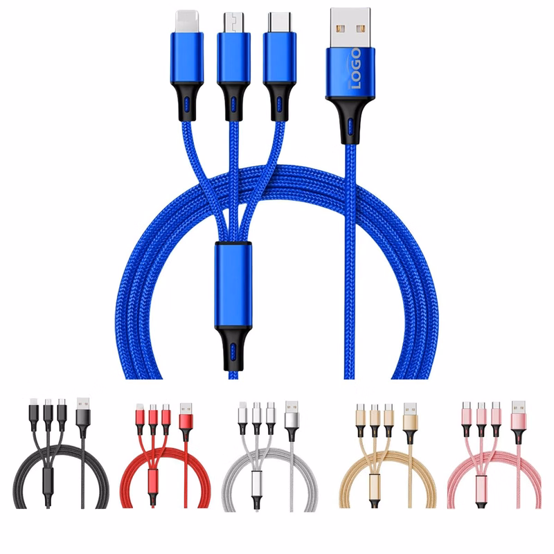 3 In 1 Charging Cable MOQ 100PCS