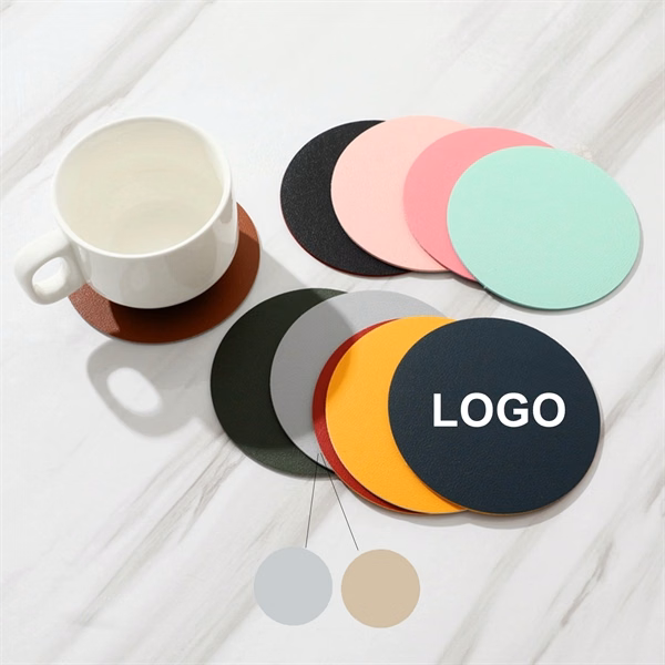 Double-sided Leather Cup Coaster