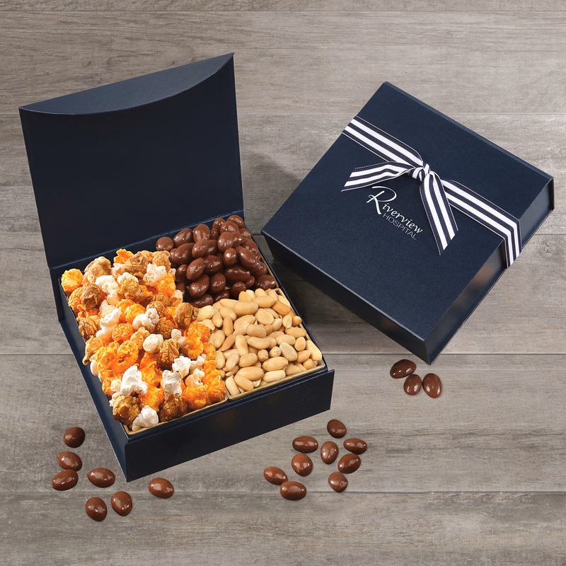 Navy Magnetic Closure Sweet & Salty Assortment