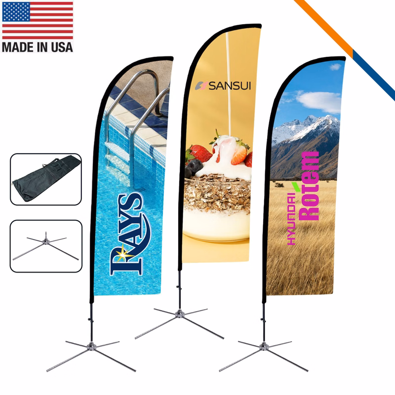 10' Waver Single-Sided Straight Flag