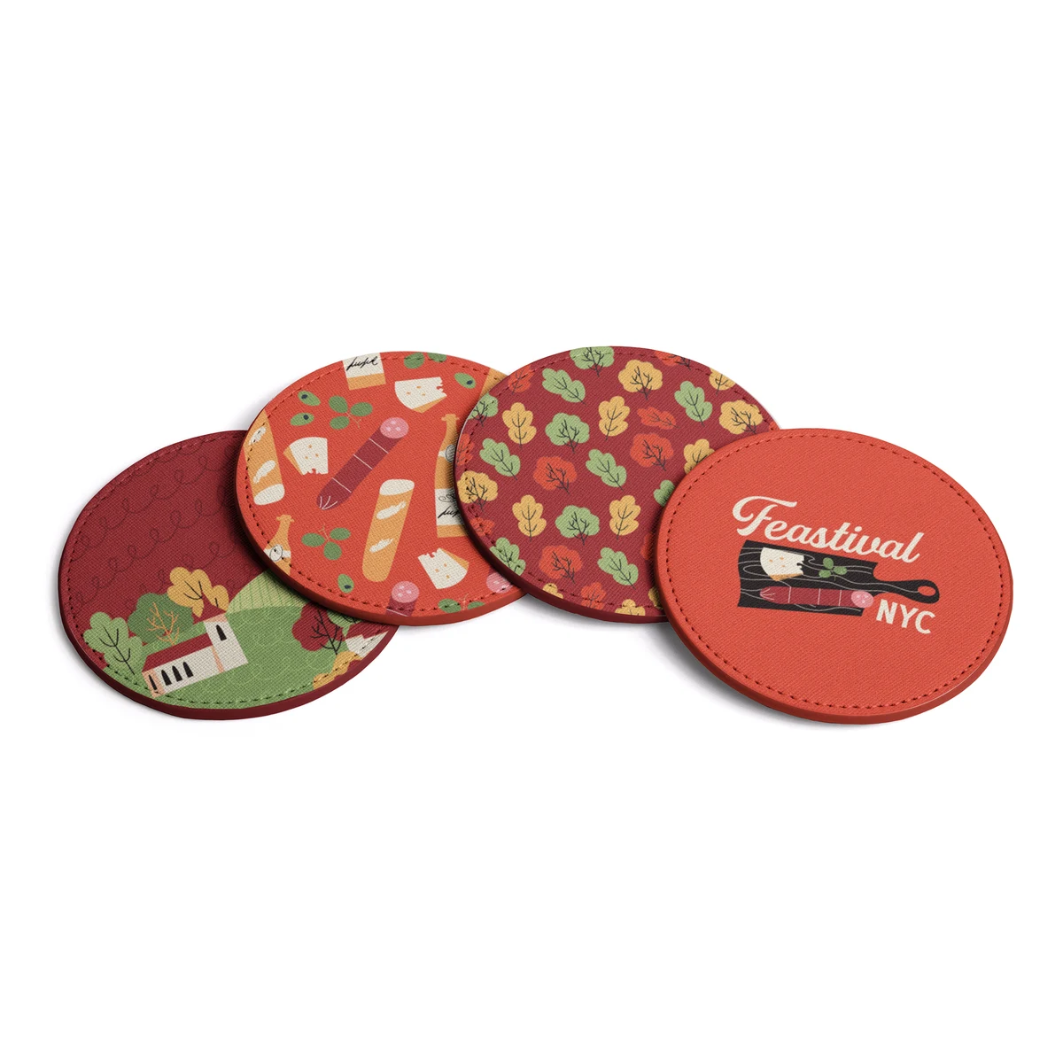 LVL Vegan Leather Coaster 1