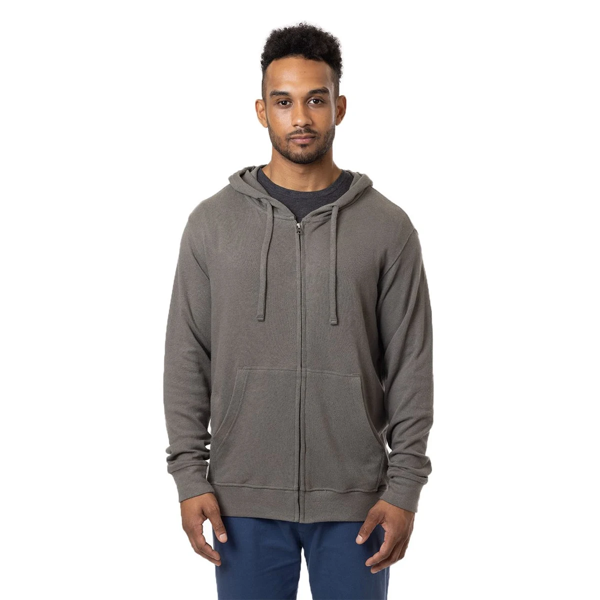 Unisex Hemp Hero Full-Zip Hooded Sweatshirt - EC5980 1