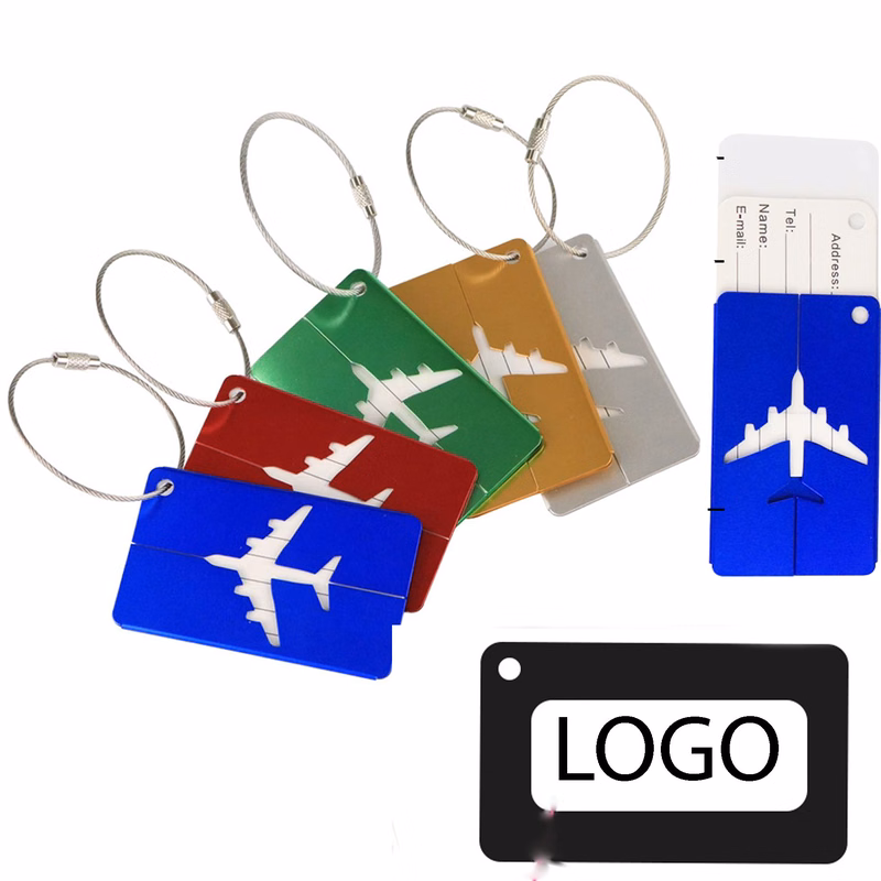Luggage Tags With Steel Loop