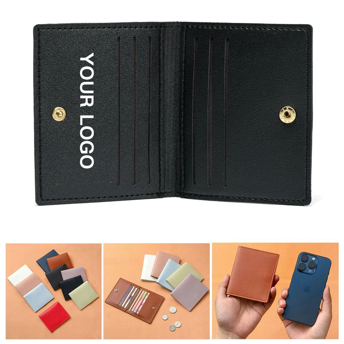 Lightweight PU Card Holder Wallet for Pockets 1