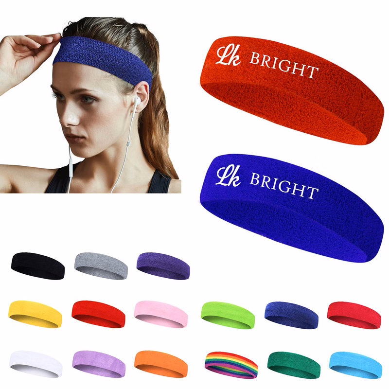 Terry Cotton Headband Sweatband