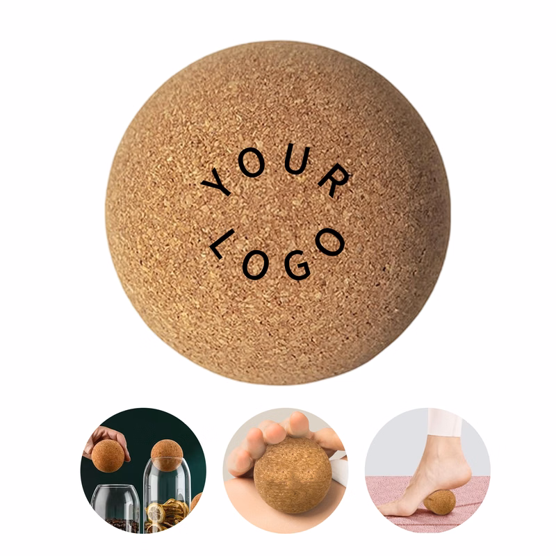 Natural Cork Massage Ball 2.5" For Muscle Relief