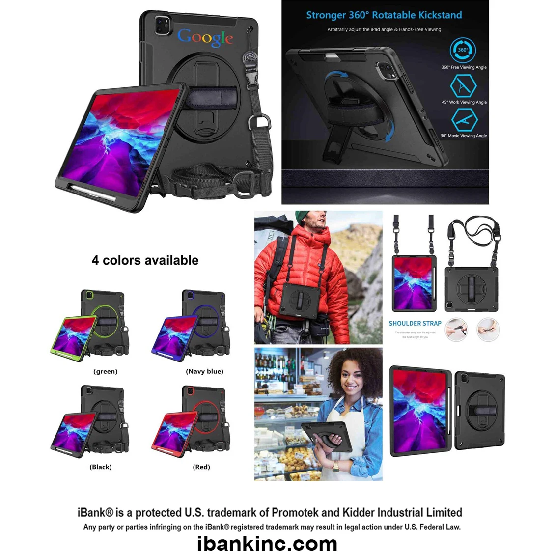 iBank ® iPad Pro 11 Shockproof Case M5/M4, 2025/2024 1