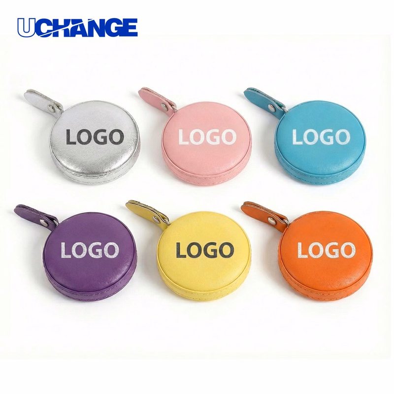Retractable Round PU Leather Tape Measure