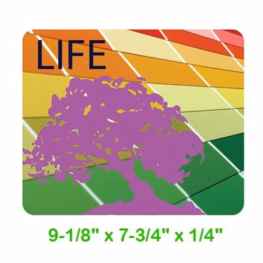 Soft Surface Mousepad w/ Rubber Base (1/4" Thick)